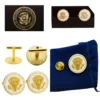 Joe Biden Presidential gold cufflinks