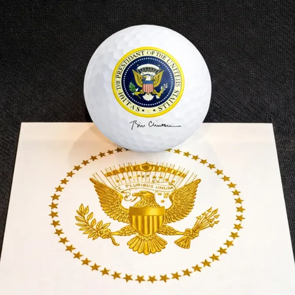 President Bill Clinton Golf Balls