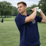 Trump Polo Golf Shirt Blue