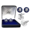 Barack Obama Silver Cufflinks