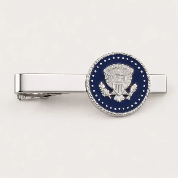 Presidential Tie Clip Silver