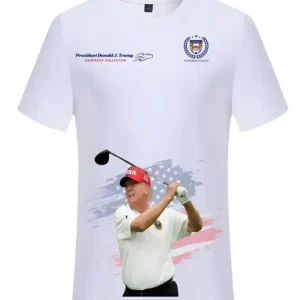 Donald Trump Comeback Collection, trump golf shirt white Trump Comeback Collection