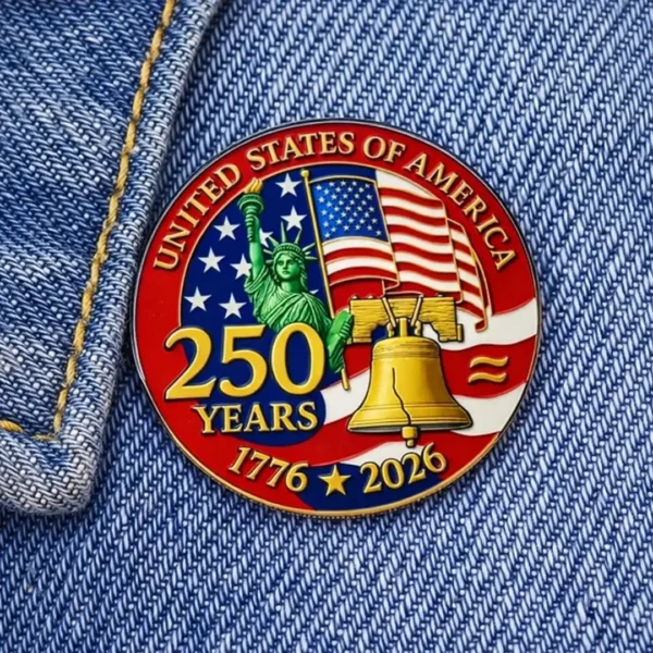 250th Anniversary Independence Day Brooch