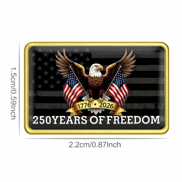 250th Anniversary of US Independence lapel pin
