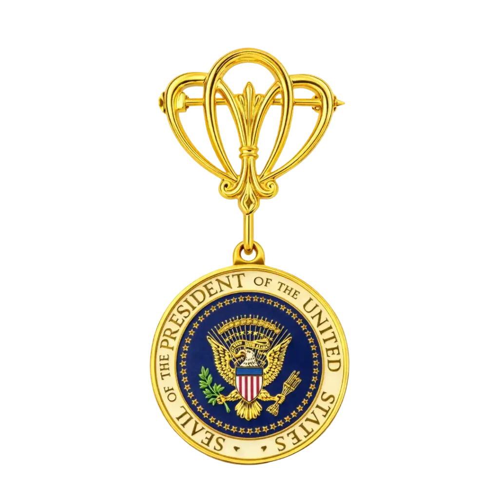 presidential signature brooch, Donald Trump signature pin, Donald Trump signature ladies brooch pin