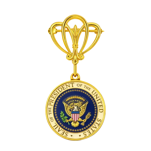 presidential signature brooch, Donald Trump signature pin, Donald Trump signature ladies brooch pin