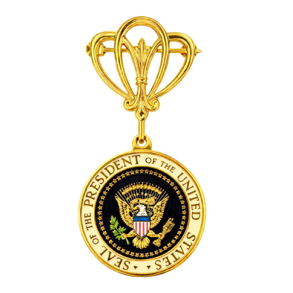 J F Kennedy Signature Ladies Brooch , JFK collectible pin , John F. Kennedy era ,Barack Obama collectible pin