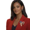White House Luxury American Flag Bow Brooch Pin