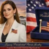 American Flag Brooch Pin