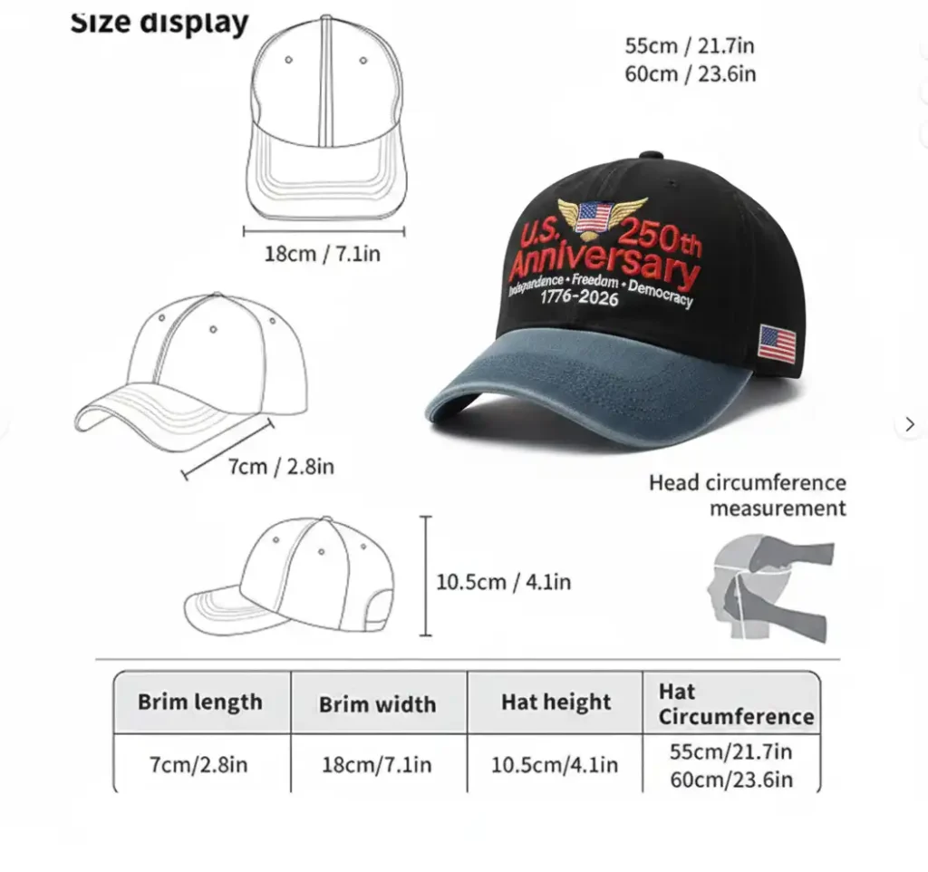 250th Anniversary Baseball Cap